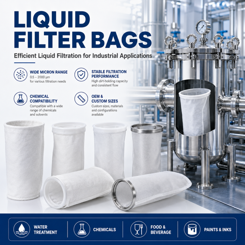 polypropylene liquid filter bag representative product image