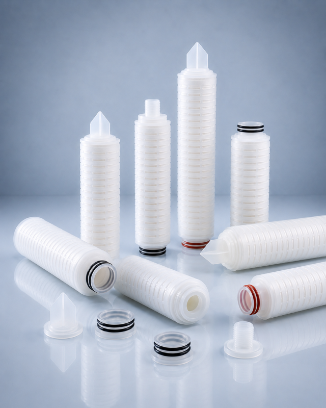 Glass Fiber Pleated Filter Cartridge