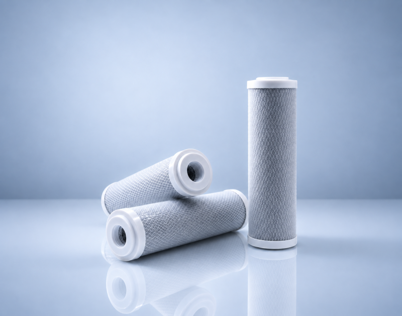 activated carbon filter cartridges for chlorine taste odor and organic impurity reduction