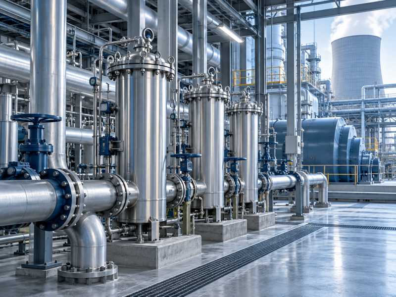 power generation water and condensate filtration application